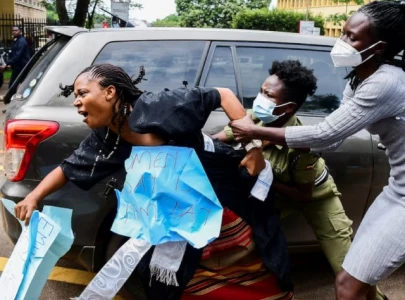 uganda police detain protesters as anti graft rallies begin